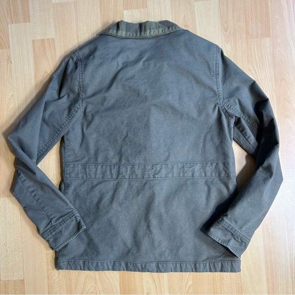 The North Face Utility Flannel Lined Cargo‎ Chore Jacket Olive Green SM - Picture 6 of 11
